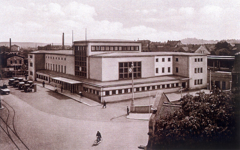 Meissner Bahnhof um 1928